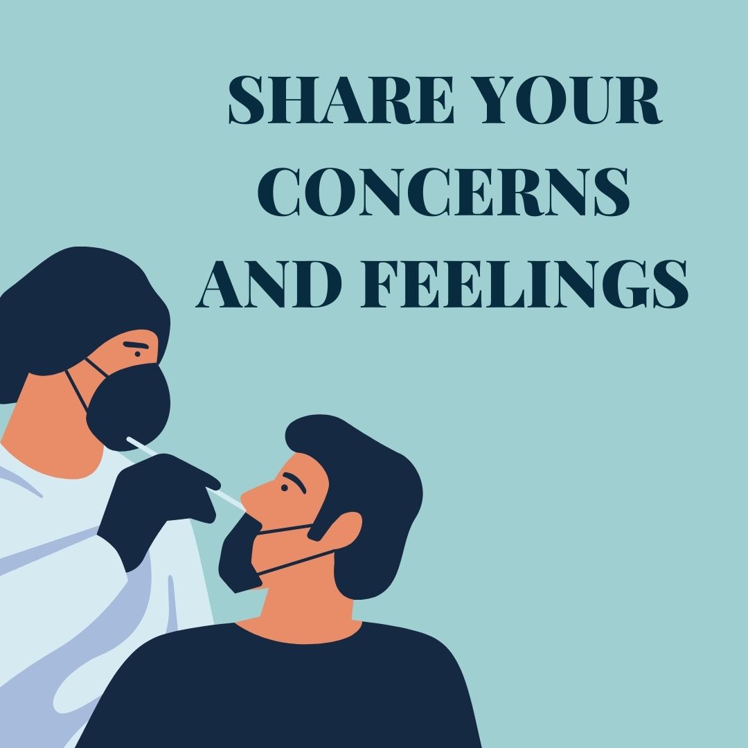 Share Your Concerns and Feelings